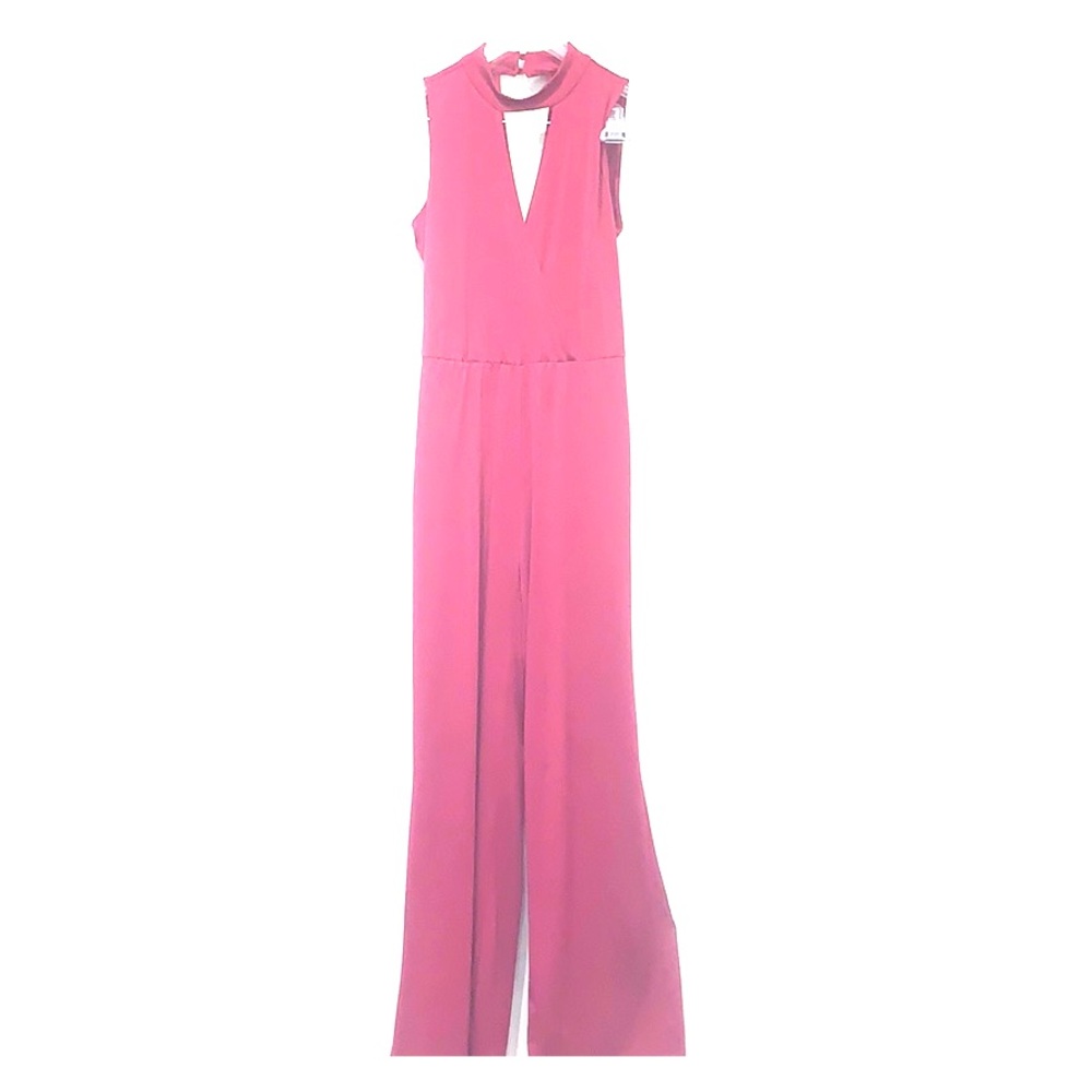 Beige by ECI maroon jumpsuit size S women